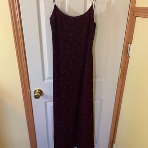 Burgandy formal dress